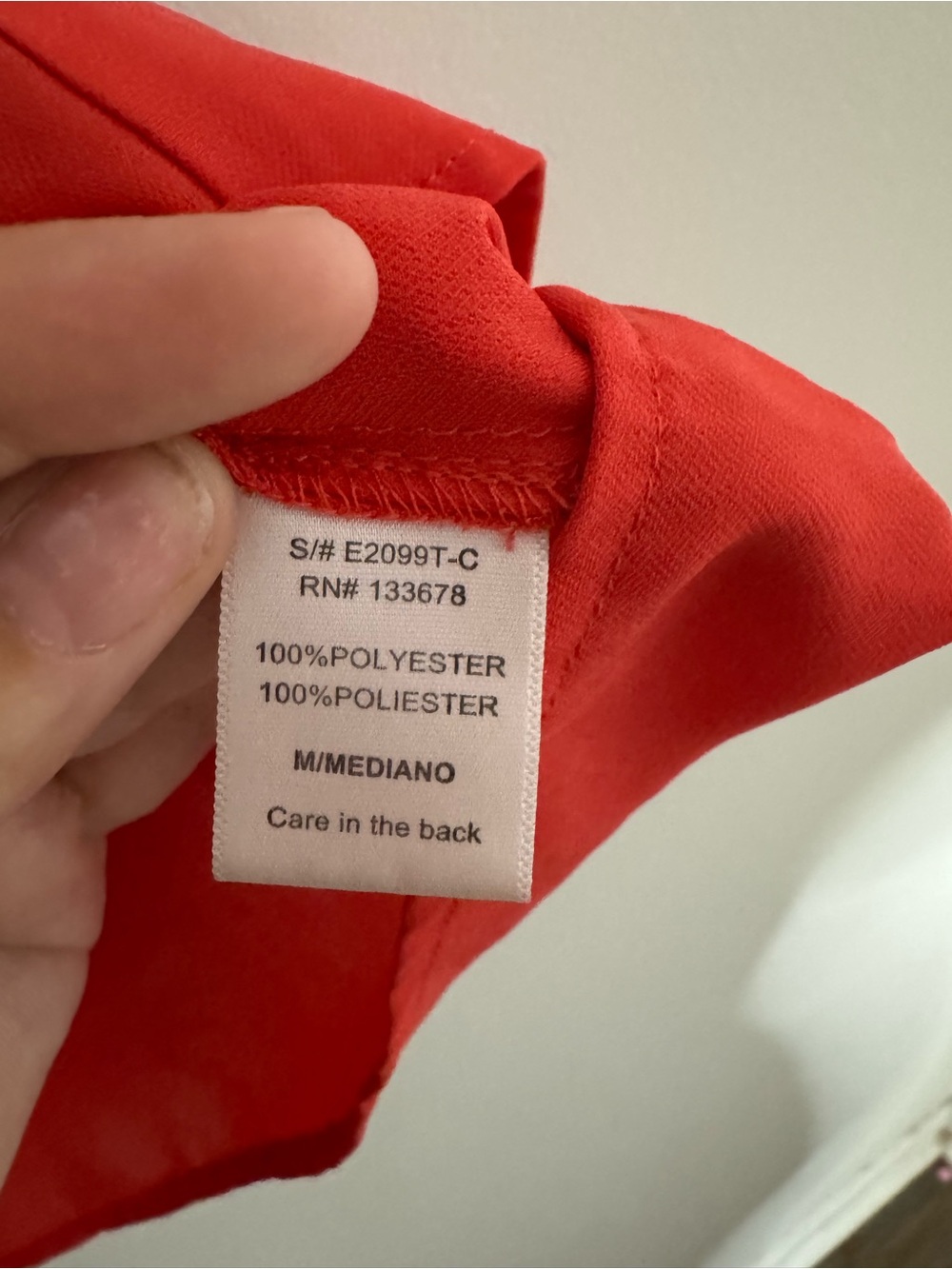 Love Tree Red Embroidered Tank Top - Picture 4 of 4